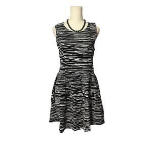 Divided Hm H&M Dress Sleeveless Black And White